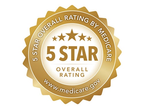 5 Star Overall Rating by Medicare