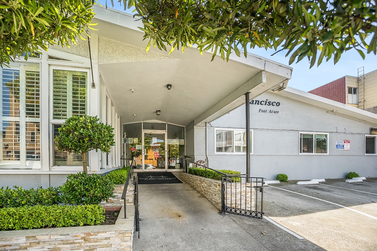 Front of the San Francisco Post Acute Care Center