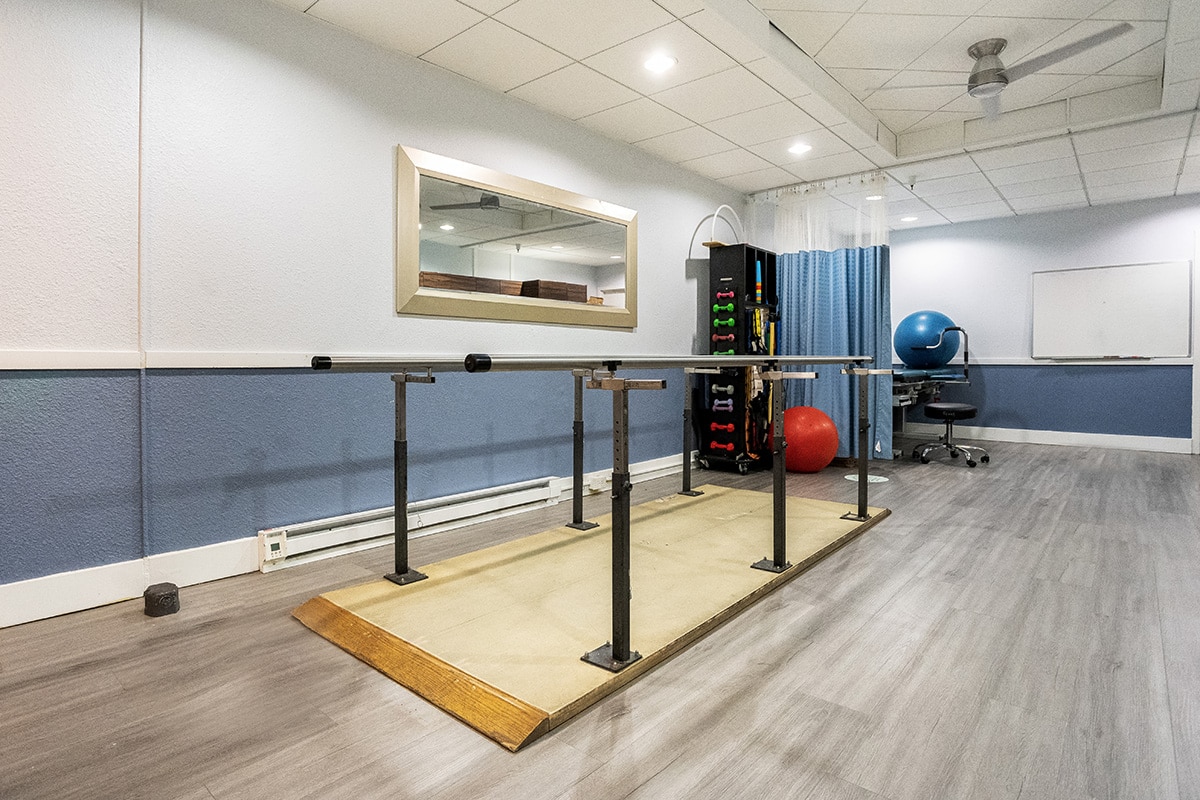 Rehab gym at San Francisco Post Acute Care Center